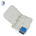 Manufacturing FTB-102C-D 2 port fiber optic floor or wall mounted terminal box for SC duplex adapter